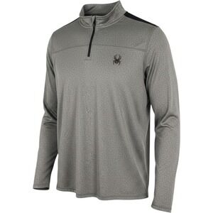 Spyder Active Men's 1/4 Zip Pullover XXL Gray Heathered ProWeb Activewear